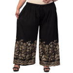 Women Gold Palazzo Flared Palazzo | Comfortable Bottom