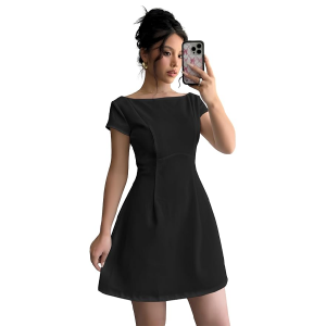 A-line One Piece Dress for Women Short