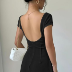 A-line One Piece Dress for Women Short